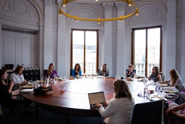 Group of women having a meeting